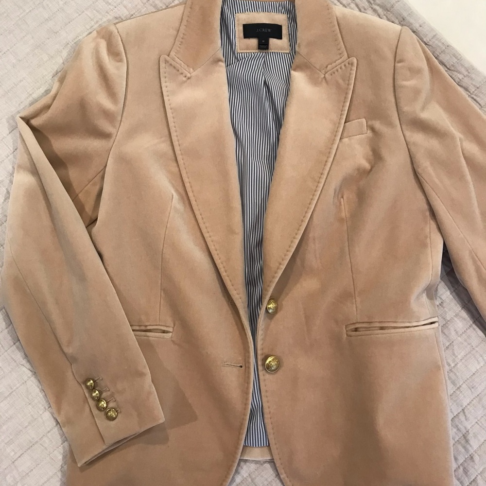 J.Crew Velvet Blazer
